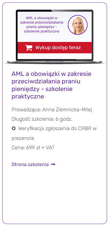 AML szkolenie